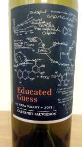 Educated Guess Cabermet Sauvignon -  2013 - Napa Valley  (14.5) 